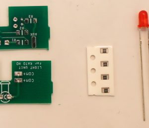 KATO HOキハ58用 ライトユニットDCC化基板2セット【ジャンク】