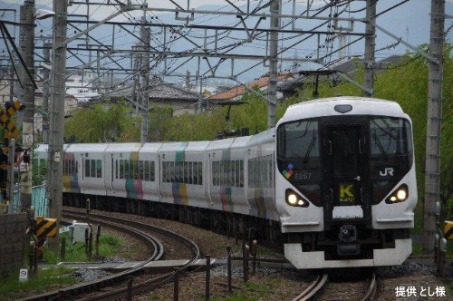 038 JRE E257系0番台 VVVF直流特急電車 - 画像 (2)